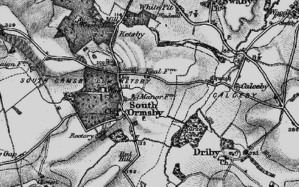 Old map of South Ormsby in 1899