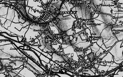Old map of South Ossett in 1896