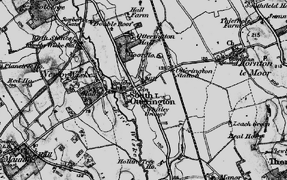 Old map of Otterington Hall in 1898