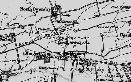 Old map of South Owersby in 1898