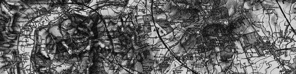 Old map of South Oxhey in 1896