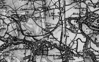 Old map of South Pelaw in 1898