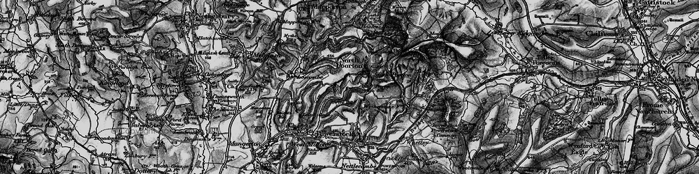 Old map of South Poorton in 1898
