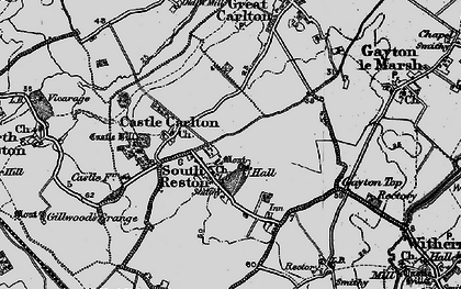 Old map of South Reston in 1899