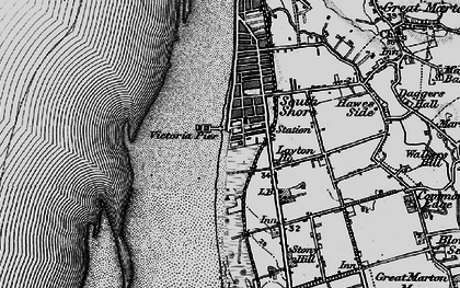 Old map of South Shore in 1896