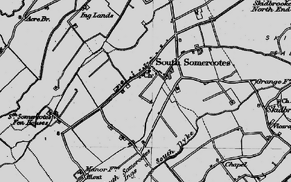 Old map of South Somercotes in 1899
