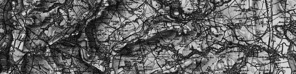 Old map of South Stanley in 1898