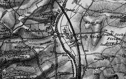 Old map of South Stoke in 1895