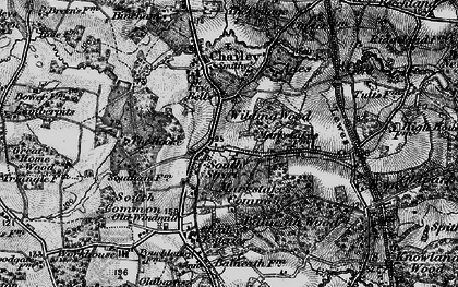 Old map of Wilding Wood in 1895