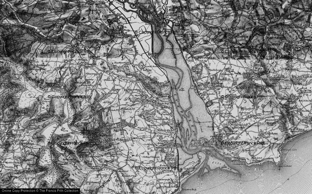 Old Map of South Town, 1898 in 1898