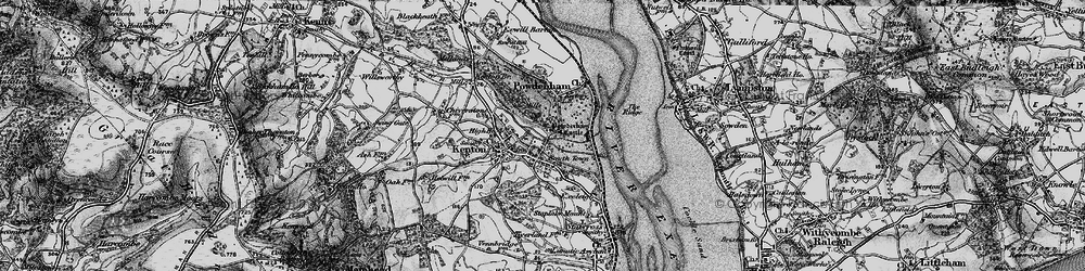Old map of South Town in 1898