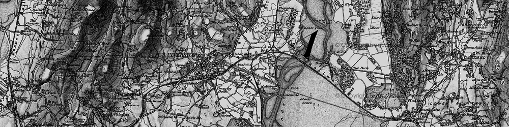 Old map of South Ulverston in 1897