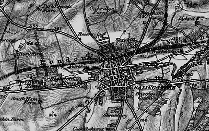 Old map of South View in 1895