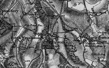 Old map of South Warnborough in 1895