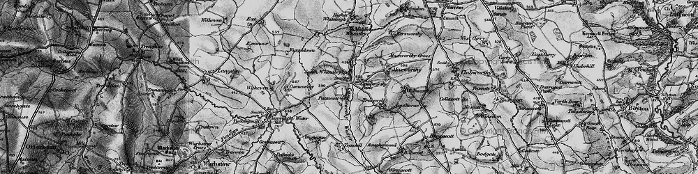 Old map of South Wheatley in 1895