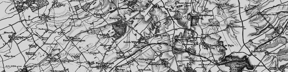 Old map of South Willingham in 1899