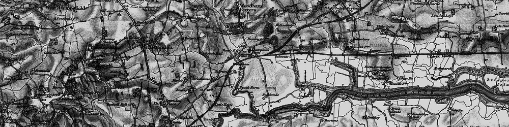Old map of Woodham Fenn in 1896