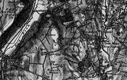 Old map of Southam in 1897