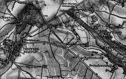 Old map of Southcombe in 1896