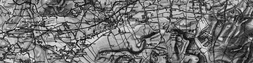 Old map of Southcott in 1898