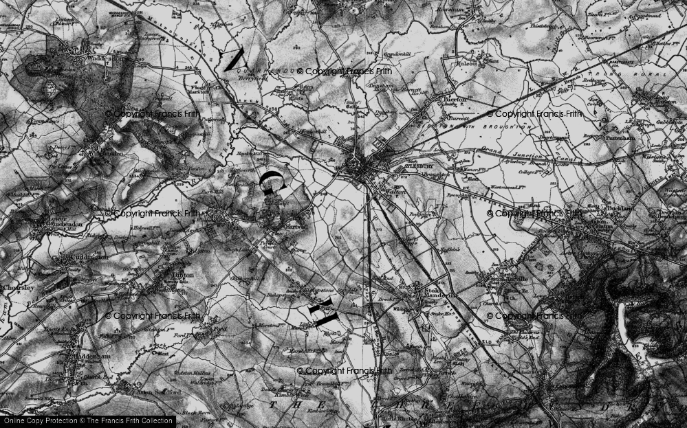 Old Map of Southcourt, 1895 in 1895