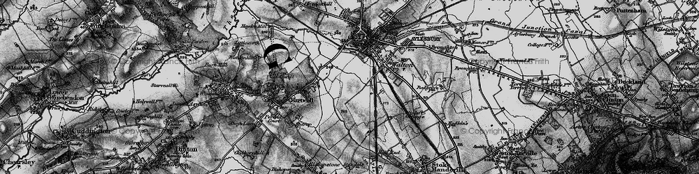 Old map of Southcourt in 1895