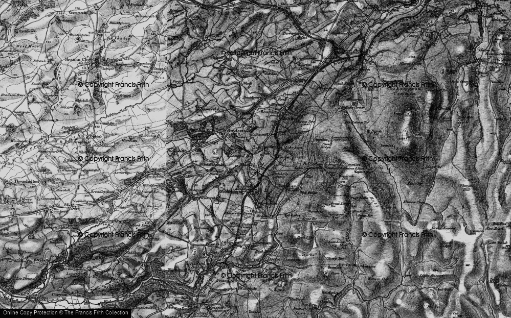 Old Map of Southerly, 1898 in 1898