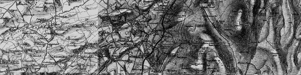 Old map of Southerly in 1898