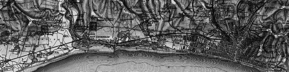 Old map of Southern Cross in 1895