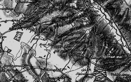 Old map of Southey Green in 1895