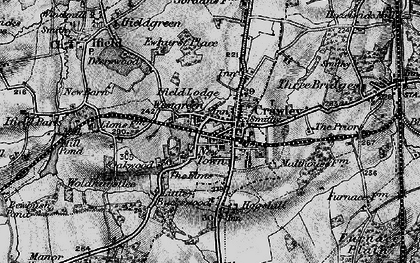 Old map of Southgate in 1896