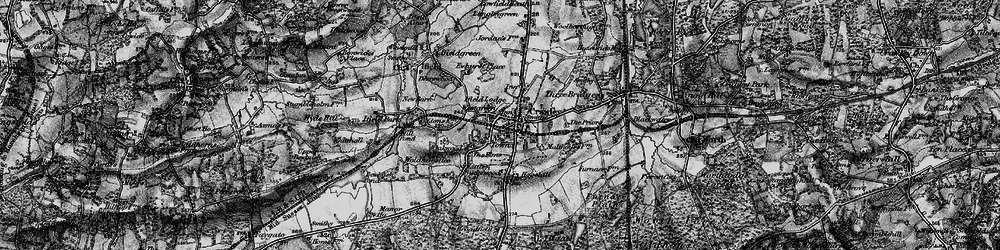 Old map of Southgate in 1896