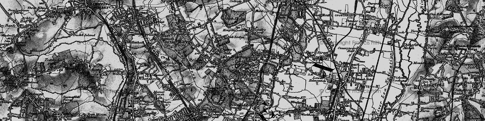 Old map of Oakwood Park in 1896