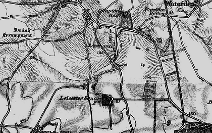 Old map of Southgate in 1898