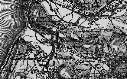 Old map of Southgate in 1899
