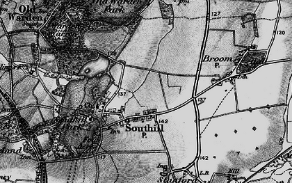 Old map of Southill in 1896