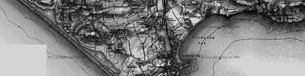 Old map of Southill in 1897