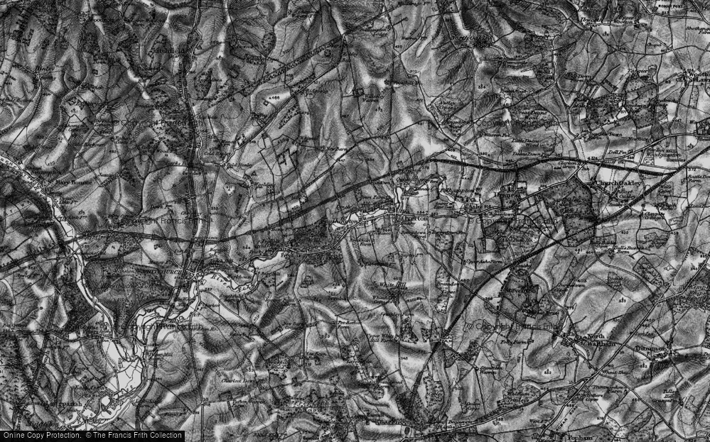 Old Map of Southington, 1895 in 1895