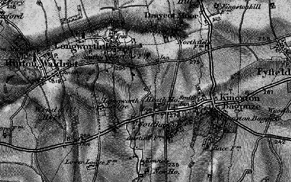 Old map of Southmoor in 1895