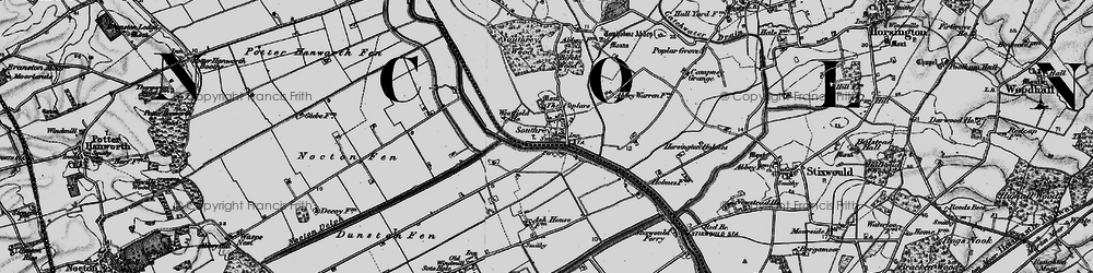 Old map of Tupholme Hall Fm in 1899