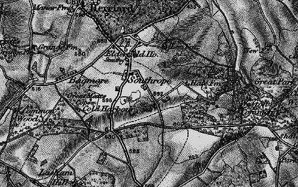 Old map of Southrope in 1895