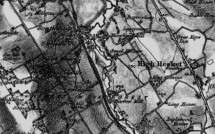 Old map of Southwaite in 1897