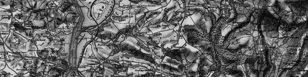 Old map of Southway in 1896