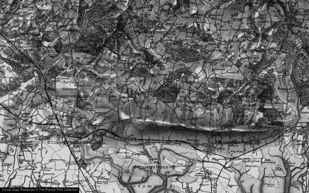 Historic Ordnance Survey Map of Southwick, 1895
