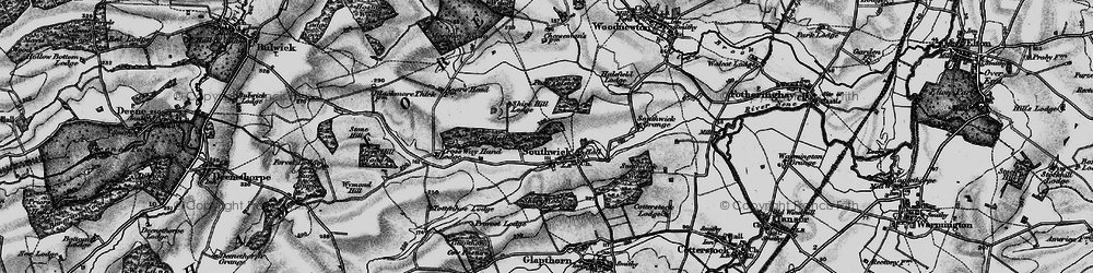 Old map of Southwick in 1898