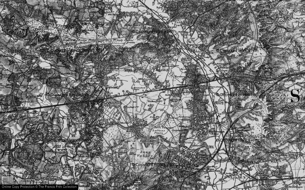 Old Map of Southwood, 1895 in 1895