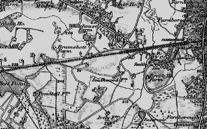 Old map of Southwood in 1895