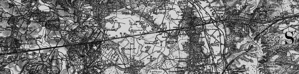 Old map of Southwood in 1895