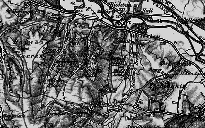 Old map of Sow in 1898