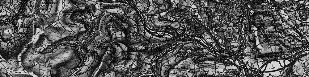 Old map of Sowerby in 1896